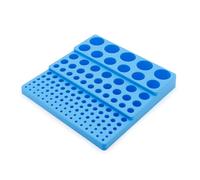 Plateau de rangement avec 131 trous, boîte de fraisage pour fraise de 4 à 32 mm