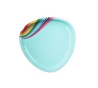Plateau de rangement en acier satiné pour bijoux, maquillage, cosmétiques, outils de manucure, babioles, pour usage domestique et salon de manucure