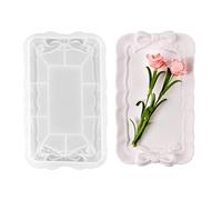 Plateau de rangement en forme de nœud en silicone pour présentoir à bijoux, moules en résine époxy, moules en silicone pour la pâtisserie