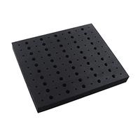 Plateau de rangement en mousse pour fraises de défonceuse peu encombrant pour ranger des embouts de défonceuse de 152,4 x 6,35 cm et 127 x 1,27 cm et petite boîte à outils