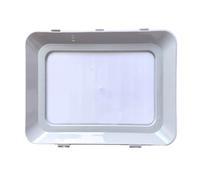 Plateau de rangement en plastique scellé sous vide pour réfrigérateur 30 x 5 x 2 cm 1 paquet en plastique scellé sous vide adapté pour la cuisine et le stockage adapté au réfrigérateur (blanc)