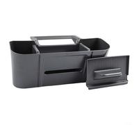 Plateau de rangement pour accoudoir de console centrale pour Toyota Sienna 2021-2026 - Style plat ou support - Solution de rangement intérieure de rechange directe - Couleur grise (support de