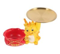 Plateau de Rangement pour Clés Dragon, en Résine, Organisateur de Bureau | Bijoux et Petits Objets, Usage Chambre ou Restaurant, Pièce Décorative Originale