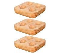 Plateau de Rangement pour Œufs, 4 Emplacements Double Rangée | Organisation Peu Encombrante au Réfrigérateur, Contrôle Facile du Stock, Adapté aux Cuisines Familiales et Restaurants