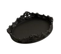 Plateau de rangement unique à motifs gothiques baroques pour ranger boucles d'oreilles, bagues et autres petits articles de décoration gothique incisé