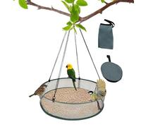 Plateau De Receveur De D'oiseaux - Porte-semences De L'alimentation | Cerceau Suspendu En Plein Air Pour Le Balcon Utilisation | Plate-forme Haute Résistance À La Base De La Base En Maille, Allé