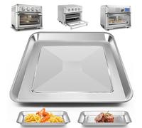 Plateau de rechange pour friteuse à air comprimé Cuisinart TOA-60 TOA-65 TOA-70, grille-pain, four à convection, 30,5 x 28,9 cm, panier en acier inoxydable, passe au lave-vaisselle