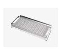 Weber Grill – Plateau de réchauffage pour plancha – Inox 42×20 cm, pieds pliants