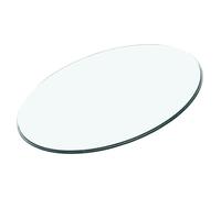 Plateau de Remplacement 32cm Trempé Transparent de Verre Table Rond | Table Basse et Halls D’hôtel, Finition Moderne, Résistance aux Traces Taches, Forte Tenue aux Chocs