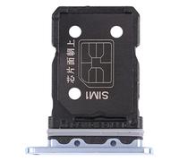 Plateau de Remplacement Compatible avec Oppo Reno6 Pro 5G / PEPM00 CPH2249 Essayez Le Support de Plateau Double Carte SIM Sim 1 + Emplacement SIM 2 Lecteur de Diapositives (Bleu)