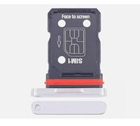 Plateau de remplacement pour carte micro SD double SIM compatible avec OnePlus 12 5G (blanc)