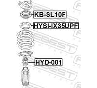 Plateau de ressort Essieu avant HYSI-IX35UPF FEBEST pour HYUNDAI KIA