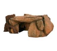 Trixie – Décoration pour aquarium – Plateau rocheux TR-8847 – Avec tronc d'arbre – 25 cm