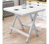 Plateau de salle à manger pliable et portable - Bureau rectangulaire peu encombrant avec grande capacité pour dortoir, salon et jardin - Léger et facile à ranger, idéal pour les petits espaces