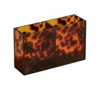 Plateau de salle de bain en acrylique, organisateur de comptoir antidérapant, support de coiffeuse décoratif en écaille de tortue avec bord surélevé, plaque de rangement robuste, décoration