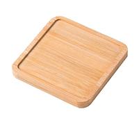 Plateau de salle de bain en bois pour salle de bain - Distributeur de savon carré