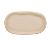 Plateau de Salle de Bain en Résine "Olea" 22cm Beige
