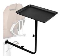 Plateau de Salon Fixé à la Chaise, Hauteur Réglable Plateau de Salon pour Coiffeur Plateau de Rangement Équipement de Salon et de Spa pour Chaises de Barbier Coiffure Outils Peignes Tatouage