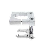 Plateau de serrage automatique CNC, diamètre 65/75/80/85/90/100/105/125 mm, support fixation for moteur broche fraiseuse Maszyna CNC(2 feet,80mm)