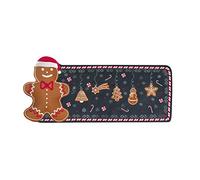 PLATEAU DE SERVICE 36X16 CM EN PORCELAINE EN BOITE CADEAU