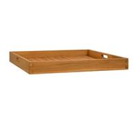 vidaXL Plateau de service 60x60 cm Bois de teck massif