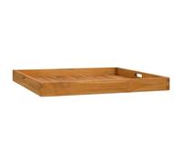 vidaXL Plateau de service 70x70 cm Bois de teck massif