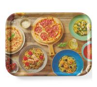 Plateau de service antidérapant pour pizzas et pâtes savoureuses 330 x 430 mm