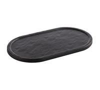Plateau de service - APS - 85099 - Mélamine noire - 28 x 15,5 x 1 cm - Rectangulaire