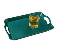 Plateau de service avec poignées, tablette rectangulaire pour apéritif - plateau avec poignée pour salon cuisine brunch table café buffet barbecue mariage événements