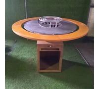 Plateau de service bois pour Brasero Ø100cm