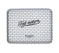 Plateau de Service ""Brooklyn"" 26cm Noir & Blanc