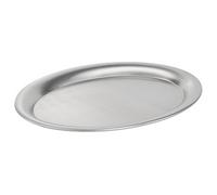 APS Germany Plateau ovale acier inoxydable 19 x 15 cm H 1 cm natte