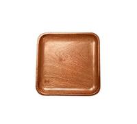 Plateau de service carré parfait pour servir des apéritifs, des collations et des desserts, créer des plateaux de charcuterie, trier des pièces de puzzle, l'artisanat et plus de plateaux de service