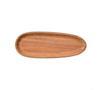 Plateau de service chic irrégulier en bois pour présentation de fruits, fromages et collations ajoute du style à votre table (27,5 x 10,5)