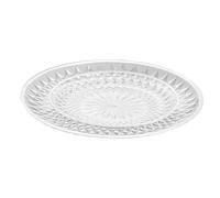 Plateau de Service d'apéritif, Assiette à collation Transparente | Plateaux de Service élégants en Acrylique pour apéritif - Assiette à Dessert Ronde Transparente pour Biscuits, collations, Desserts,