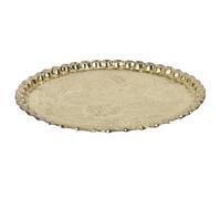 Home Deco Factory - Plateau de service Déco KA0114 47 cm Métal doré
