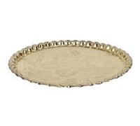 Home Deco Factory - Plateau de service Déco KA0114 47 cm Métal doré