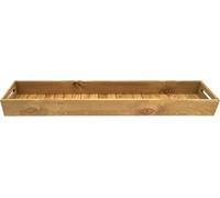 Plateau de service / décoration XXL en bois naturel - longueur env. 95 cm