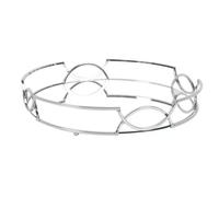 Home Deco Factory Plateau de service Design Miroir Argent Verre 30 cm Rond