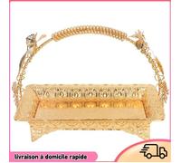 Plateau de Service - DILWE - Vintage - Alliage de Zinc - 30 cm x 20,5 cm - Rectangulaire