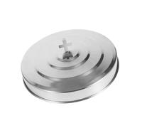 Plateau de service en acier inoxydable de grande capacité pour communion, 39 tasses, design empilable avec couvercle pour culte de groupe, plateau de cérémonie religieuse empilable