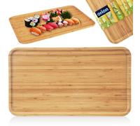 Plateau de service en bambou 44 x 25 x 1,5 cm