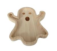 Plateau de service en bois - 200 g - Plateau en bois massif - Portions décoratives - Planche de service polyvalente pour viande, fromage, biscuits, pizza et