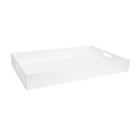 Plateau de service en bois - 60 x 40 x 8 cm - Plateau décoratif - Plateau de transport - Plateau de service - Plateau de lit