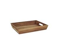 Home deco factory Plateau de service en bois Acacia 32 cm Marron