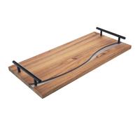 Plateau de service en bois avec poignées RIVER 42x20x4,5 cm