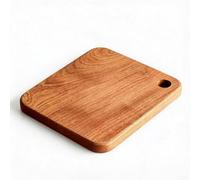 Plateau de service en bois ébène avec design double face pour pizza, steak, fromage et charcuterie, plateau moderne minimaliste de 24 x 20 x 2 cm pour une présentation élégante de la cuisine et de la