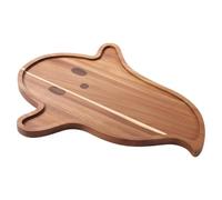 Plateau de service en bois en forme de pour Halloween - Planche