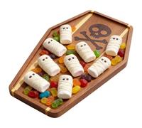 Plateau de service en bois en forme de pour Halloween - Planche