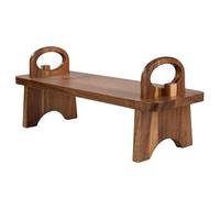 Plateau de service en bois, étagère élévatrice rustique pour présentoir de cupcakes | Plateau long en bois pour collations, buffet, desserts, fête, mariage, traiteur, organisation d'événements